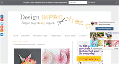 Desktop Screenshot of designimprovised.com