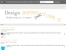 Tablet Screenshot of designimprovised.com